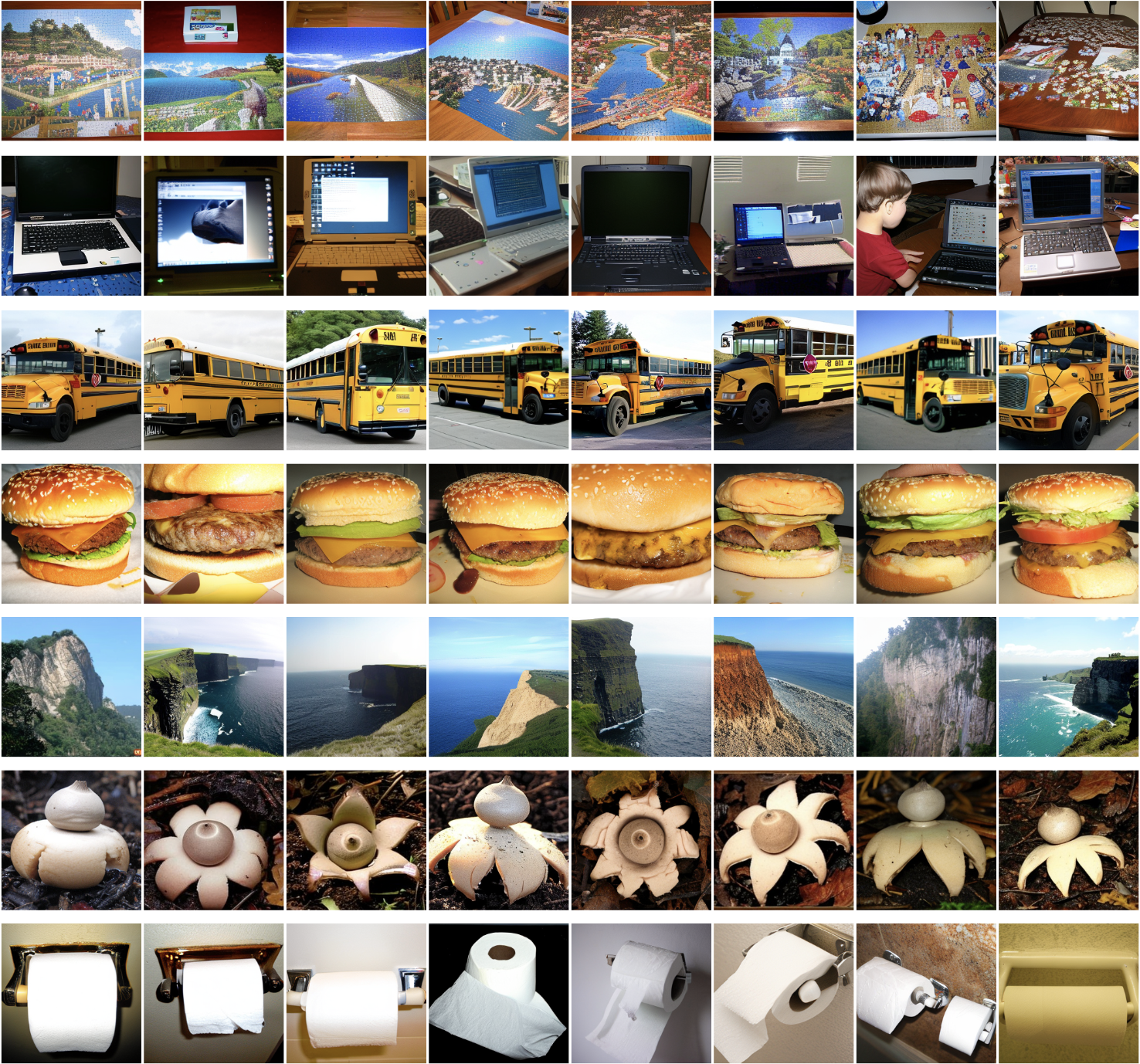 sampled class-conditioned images from REED